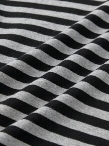 GENTILAND Men's Fitted Striped Crew Neck Long Sleeve Casual Shirt, Suitable For Autumn - Multicolor - View 5