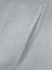 Manfinity Running Men's Casual Letter Print Drawstring Hooded Sports Jacket, Running Jacket, Zip Up Jacket - Light Grey - View 4