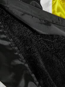 Manfinity VCAY Men's Woven Casual Everyday Young Loose Long Sleeve Open Front Jacket, For Fall Winter - Multicolor - View 5