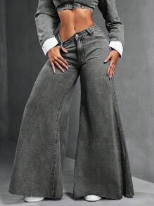 SHEIN SXY Vaqueros casuales clásicos de mujer