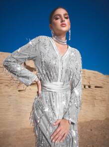 Al Najma 女士简约阿拉伯风格休闲连衣裙、日常服装、朴素长袍