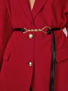 COSMINA Blazer minimalista de moda y casual para mujer