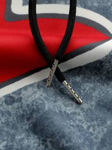 PAVTROS Manfinity Streetrush Manfinity Streetrush Men's Autumn Letter & Heart Graphic Print Drawstring Hooded Sweatshirt, Men's Street Style Heart Print Hoodie,Boyfriend Gift - Multicolor - View 4