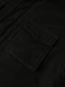 Manfinity Homme Men's Padded Coat, Casual Outwear, Fall/Winter - Black - View 6