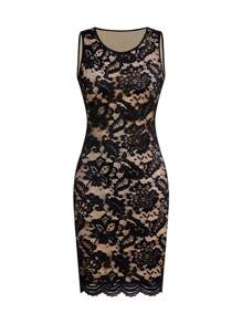 Ellevyn 2 Pieces Set: Black Fitted Mid-Sleeve Jacket + Lace Sleeveless Short Midi Fitted Dress For Women Office Wear Women Work Clothes Women Business Casual