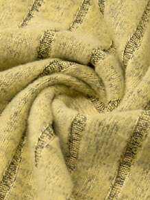 Manfinity Homme Men Casual Solid Ribbed Knit Polo Shirt - Yellow - View 6