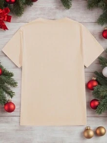 Manfinity Homme Deep Khaki Classic Fit Men's Short Sleeve T-Shirt