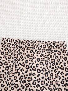 Cozy Pixies Set di abbigliamento da 2 pezzi per bambine con maglione girocollo a maniche lunghe con volant e fiocchi, e leggings in vita elastica