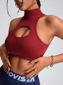 Innovista Seamless Hollow Out Breathable Sport Woman Bras,Workout Sports Tank Top,High Elastic Support Sports Bra,Woman Crop Tank Top,Daily Casual & Fitness,Going Out Tops,Festival,Push Up Bra,Valentines Gifts