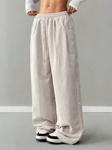 Coolane Pantalones largos de mujer de estilo vintage casual de moda urbana para otoño, con textura de pana