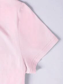 INAWLY Camiseta de manga corta de estilo casual y sencillo para mujer, camisetas gráficas de uso diario para mujeres