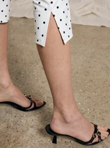 AiiRZ Printed Capri Leggings - White - View 5