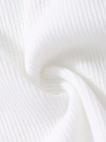 SHEIN 少女纽扣半襟长袖圆领 T 恤，舒适百搭，非常适合秋冬休闲穿着