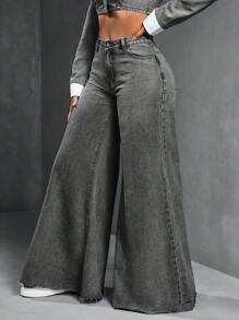SHEIN SXY Vaqueros casuales clásicos de mujer
