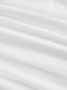 SHEIN MOD Vestido de punto de flores rojas vintage para mujer de talla grande, Vestido largo negro para mujer, Vestido de graduación, Vestido de fiesta, Año Nuevo, San Valentín - Blanco - Ver 4