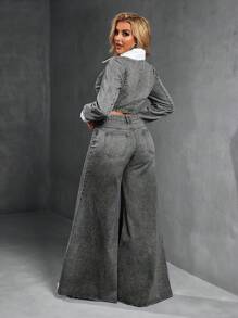 SHEIN SXY Vaqueros casuales clásicos de mujer
