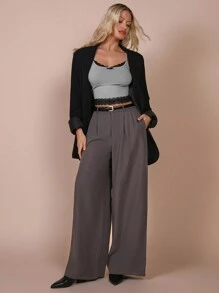 COSMINA Women's Lace Splice Spaghetti Strap Simple Camisole, Casual Everyday Wear