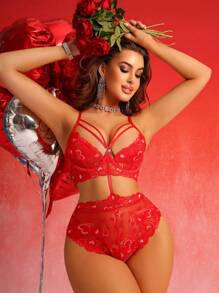 1 buc. Body sexy cu sârmă, de Ziua Îndrăgostiților