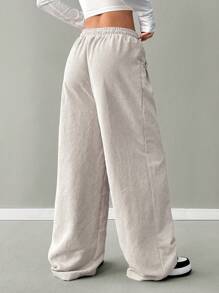 Coolane Pantalones largos de mujer de estilo vintage casual de moda urbana para otoño, con textura de pana