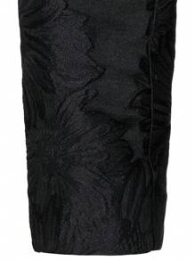 Manfinity AFTRDRK Men's Front Button Long Sleeve Pocket Simple Suit Jacket Black Blazer, Casual Everyday Wear Dinner Jacket Men Blazers Black, Old Money Style