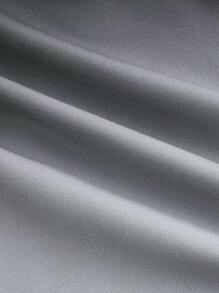 Manfinity Homme Men's Ombre Color Short Sleeve Single-Breasted Casual Shirt - Black - View 4