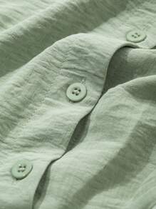 DAZY V-Ausschnitt lässiges, weites Taillen Maxikleid für Damen, Sommerkleid