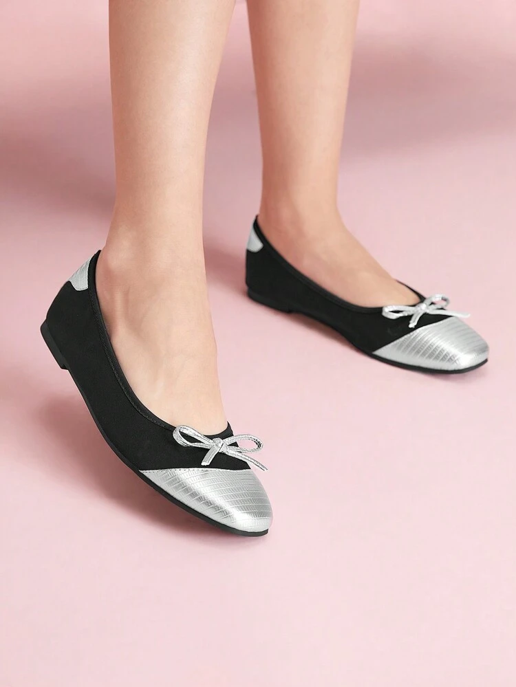 CUCCOO DOLLMOD Women Basic Square Toe Flat Shoes, Minimalist Style Valentine's Day