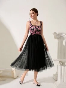 CUCCOO CHICEST 女士圆头舒适拼布平底乐福鞋 - 粉色 - 查看 4