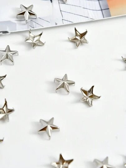 SHEIN バレンタイン ウェディング 誕生日 装飾 5角星 飾り釘 50個セット