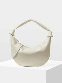 MOTF PREMIUM حقيبة يد نسائية ، موديل أنيق يومي وعملي - أبيض - مشاهدة 2