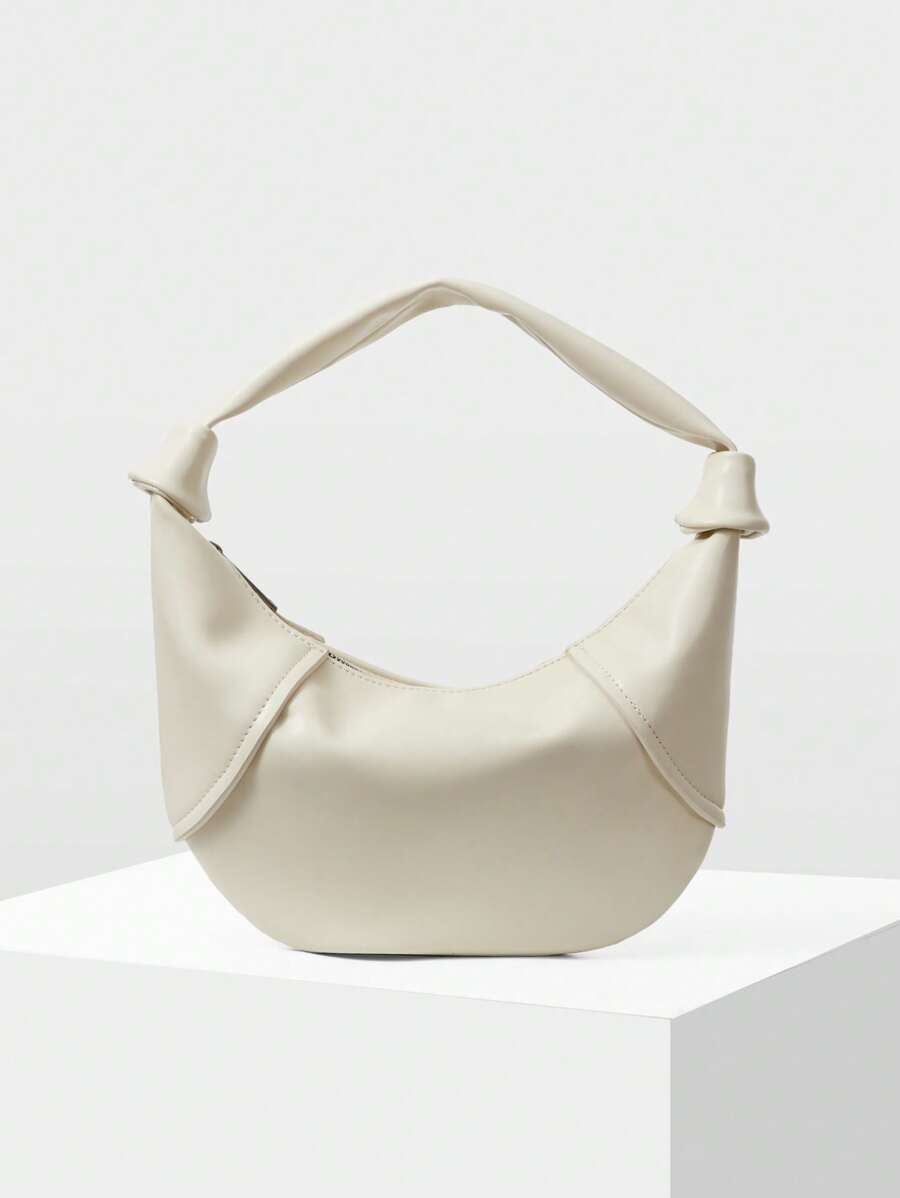 MOTF PREMIUM حقيبة يد نسائية ، موديل أنيق يومي وعملي - أبيض - مشاهدة 2