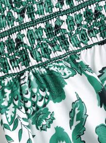 Sweetra 女士夏季海滩度假多巴胺印花细肩带连衣裙