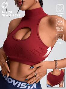 Innovista Seamless Hollow Out Breathable Sport Woman Bras,Workout Sports Tank Top,High Elastic Support Sports Bra,Woman Crop Tank Top,Daily Casual & Fitness,Going Out Tops,Festival,Push Up Bra,Valentines Gifts