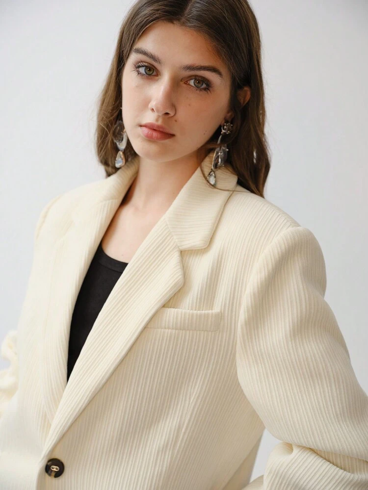 MOTF STUDIO STRUCTURED SINGLE BREASTED BLAZER