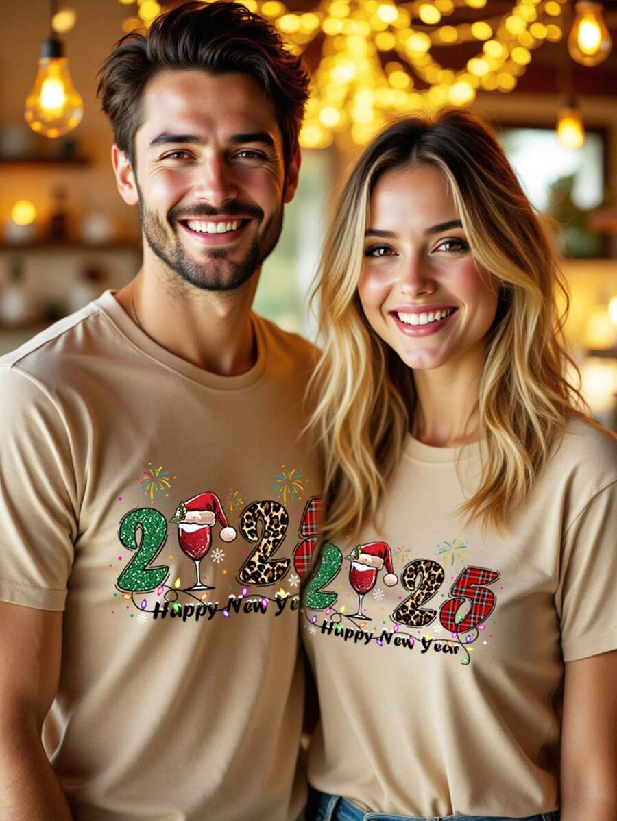 Manfinity Homme Deep Khaki Classic Fit Men's Short Sleeve T-Shirt