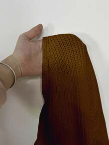 Sweetra 纯色针织休闲开衫，长袖上衣 - 彩色 - 查看 7