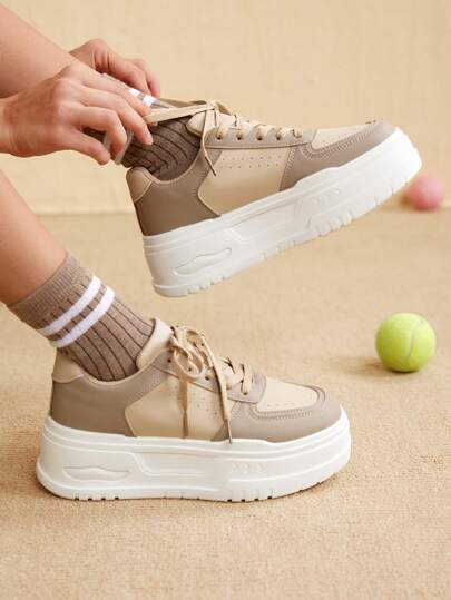 CUCCOO EASI Zapatillas de lona de caña baja para mujer, nuevos zapatos de skate de moda de otoño, versátiles zapatillas deportivas para mujer, zapatos clásicos de uso casual, zapatos de plataforma para caminar en primavera