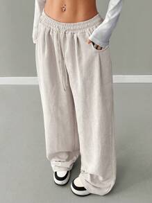 Coolane Pantalones largos de mujer de estilo vintage casual de moda urbana para otoño, con textura de pana