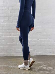 Musera Sport Leggings ajustados de ropa deportiva de verano con cintura cruzada