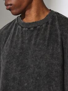 SUMWON Washed Tank Top - Black - View 6