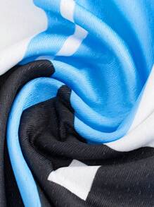 SHEIN Leap Crew Tween Boy Loose Fit Sports Outfit, Graphic Short Sleeve T-Shirt And Shorts 2 Pieces Set, Suitable For Basketball, Outdoor Sports, Fitness - White - View 5