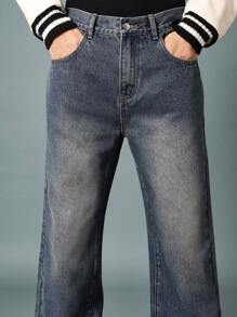 SUMWON Jeans de corte recto - Azul - Ver 7
