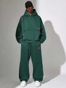 SUMWON Bộ đồ nỉ nỉ ấm áp theo chủ đề Ireland ngày lễ Thánh Patrick, hai mảnh, hoàn hảo cho lễ kỷ niệm ngày 17 tháng 3, đồ mặc nhà thể thao cao cấp màu xanh lá cây Shamrock, thiết yếu cho ngày lễ - màu xanh lá - Xem 1