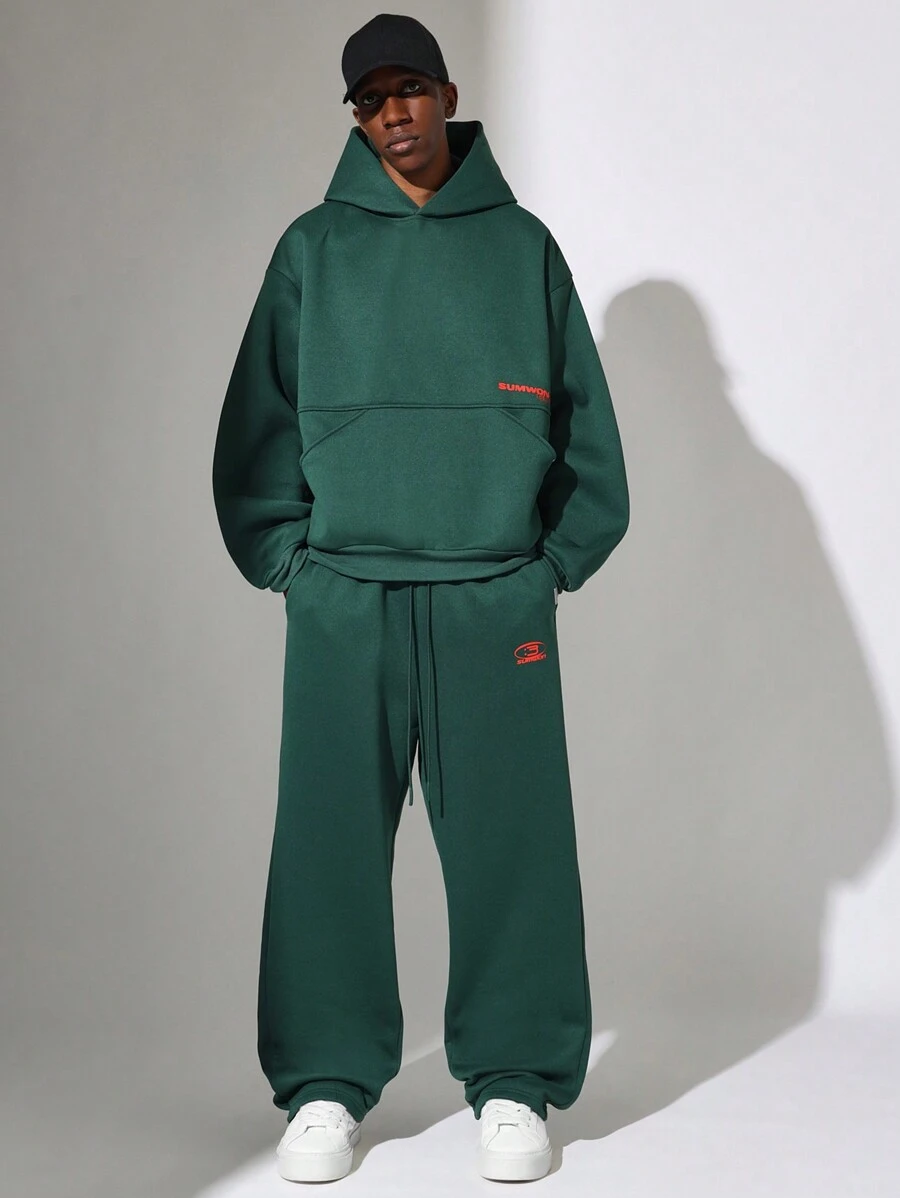 SUMWON Bộ đồ nỉ nỉ ấm áp theo chủ đề Ireland ngày lễ Thánh Patrick, hai mảnh, hoàn hảo cho lễ kỷ niệm ngày 17 tháng 3, đồ mặc nhà thể thao cao cấp màu xanh lá cây Shamrock, thiết yếu cho ngày lễ - màu xanh lá - Xem 1