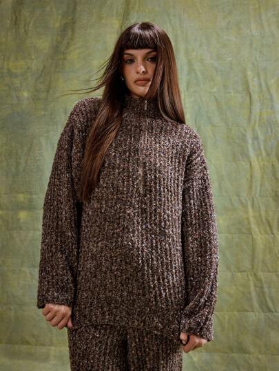 MUSERA 高领宽松针织卫衣，休闲春夏假日款