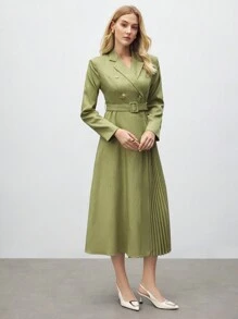 BizChic Vestido elegante de oficina para mujeres, estilo sencillo y casual para uso diario
