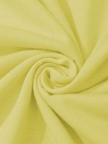 Manfinity Hypemode Men's Round Neck Short Sleeve Printed Casual Shirt For Everyday Wear - Yellow - View 5