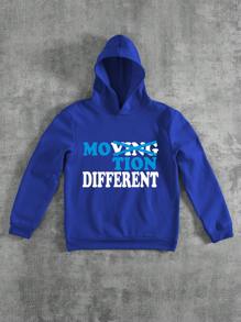 Manfinity EMRG 男士字母印花简约休闲连帽衫