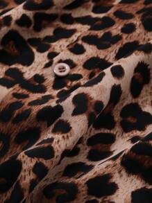 DAZY Men's Leopard Print Beach Resort Pattern Shirt Fall,Winter Vacation - Multicolor - View 3