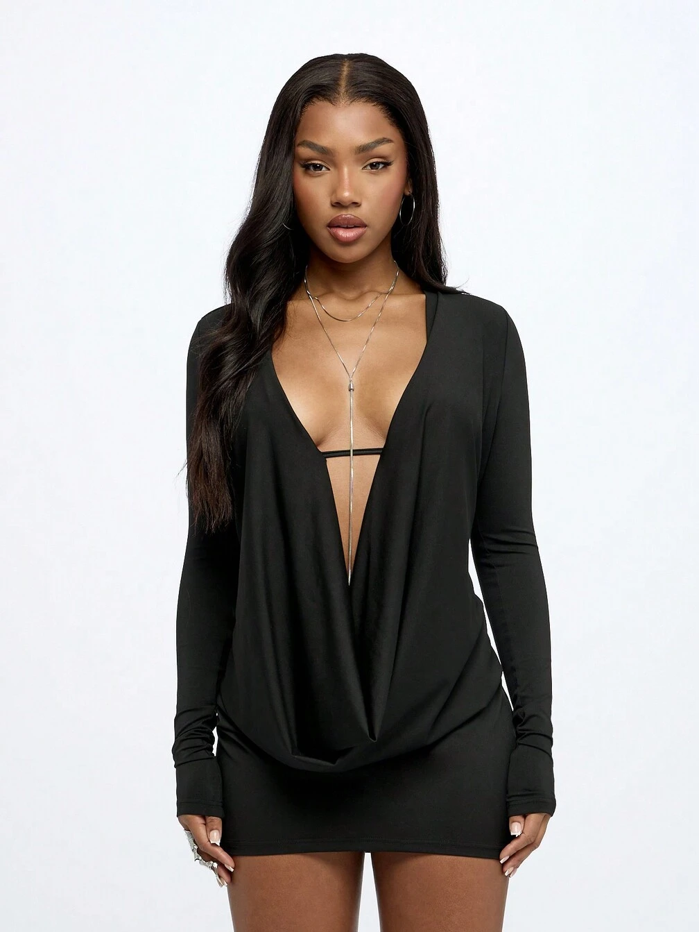 open front club dress Women's Open Front 3/4 Blazer Pleated Dress Elegant Loose Casual V Neck  Dresses Party Club Cocktail Mini Dress Wedding Gest Outfit Jacket Stylish  Business Work Jacket with Belted